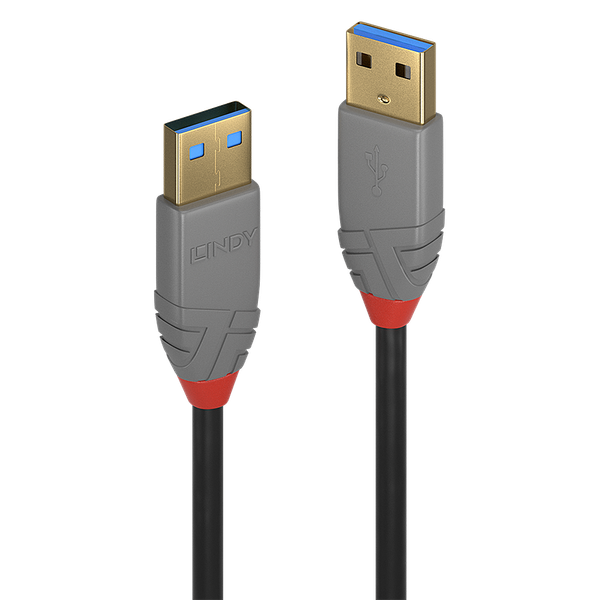 3m USB 3.2 Type A Cable, 5Gbps, Anthra Line USB Type A Male to A Male image 1