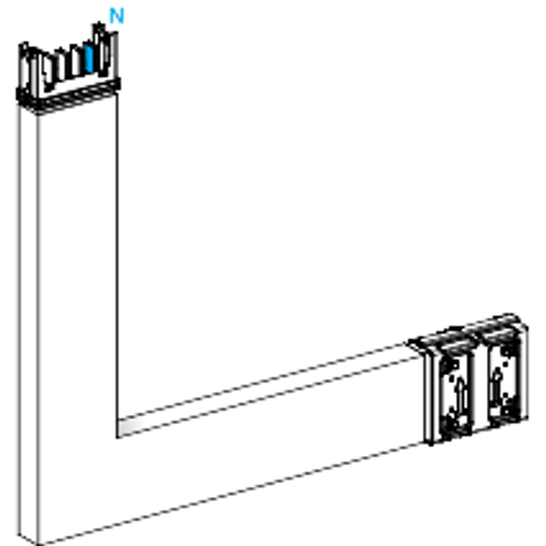 ELEMENT DISTRIBUTIE 1.5M 4 TRAPE 1000A image 1