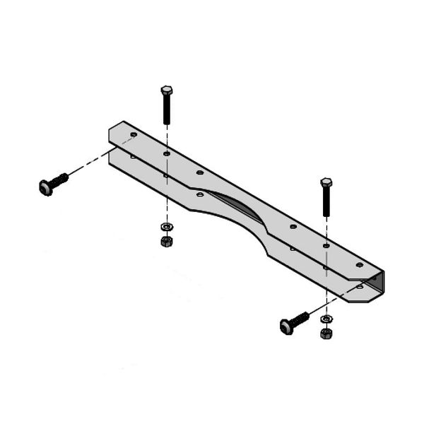 MINIPOL Pole attachment for enclosure W=600mm image 1