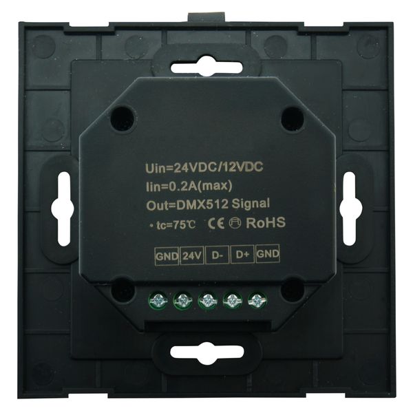 LED DMX Controller Touch RGBW black image 3