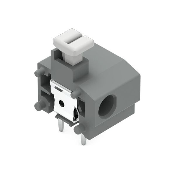 Stackable PCB terminal block push-button 1.5 mm² dark gray image 4