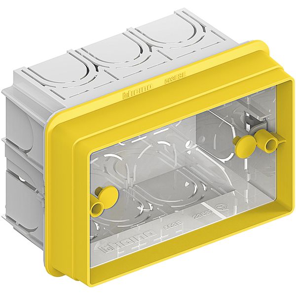 Extension flush mounting box  6/7p image 1