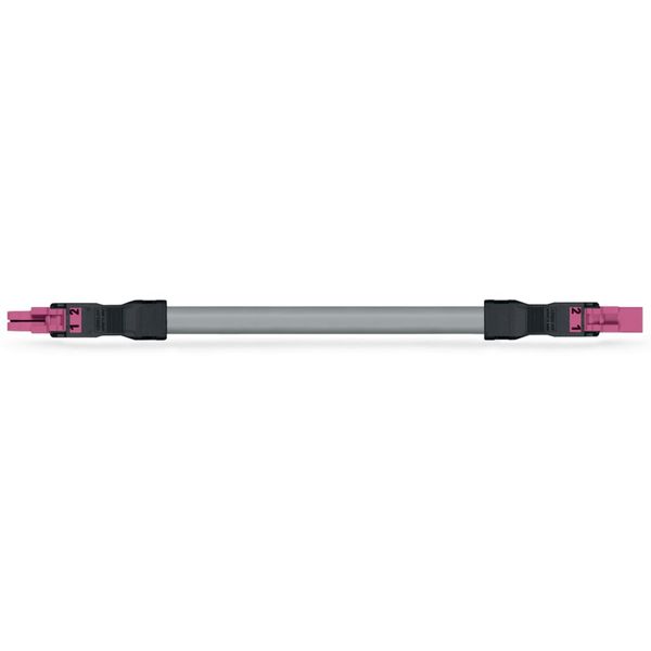 pre-assembled interconnecting cable Eca Socket/plug pink image 2