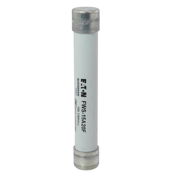 Fuse-link, high speed, 12 A, AC 1400 V, DC 1000 V, 20 x 127 mm, gS, IEC, BS, with indicator image 13