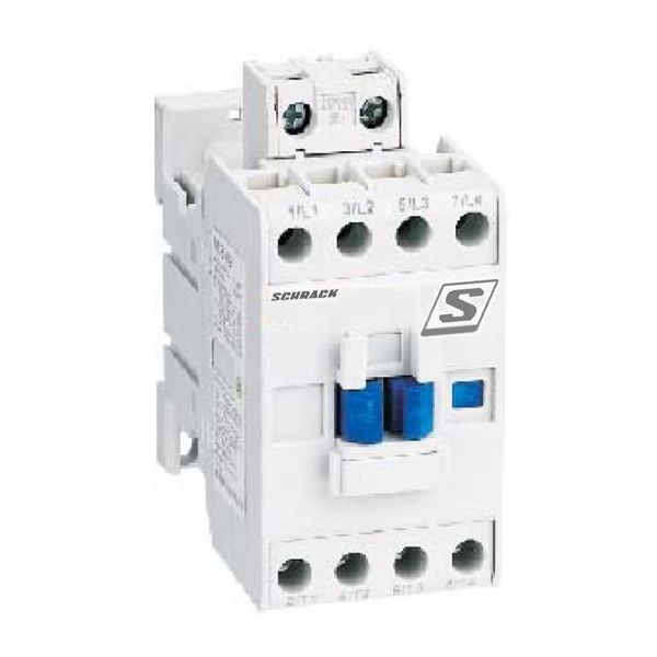 Contactor 3-pole, CUBICO Classic, 11kW, 25A, 1NO+1NC, 24VAC image 1