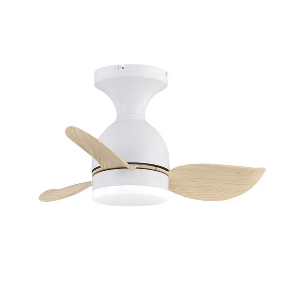 Julie LED Ceiling Fan 20W 2000Lm CCT Dim White+Wood image 1