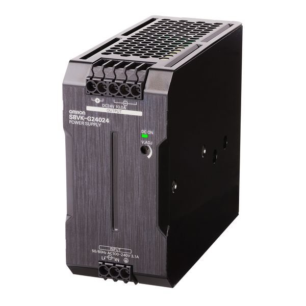 Book type power supply, Pro, 240 W, 24VDC, 10A, DIN rail mounting S8VK1009G image 4