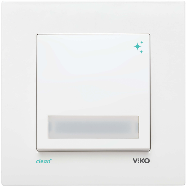 Karre Clean White Illuminated Labeled Buzzer Switch image 1