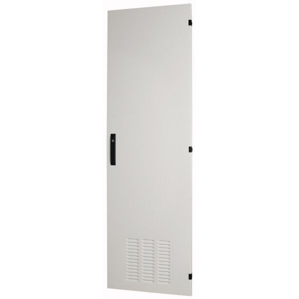 Section wide door, ventilated, right, HxW=2000x800mm, IP42, grey image 1