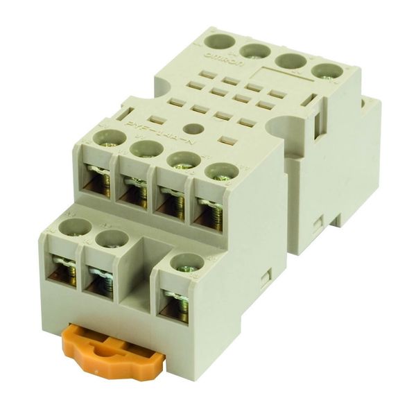 Socket, DIN rail/surface mounting, 14-pin, screw terminals (IEC/VDE) image 2