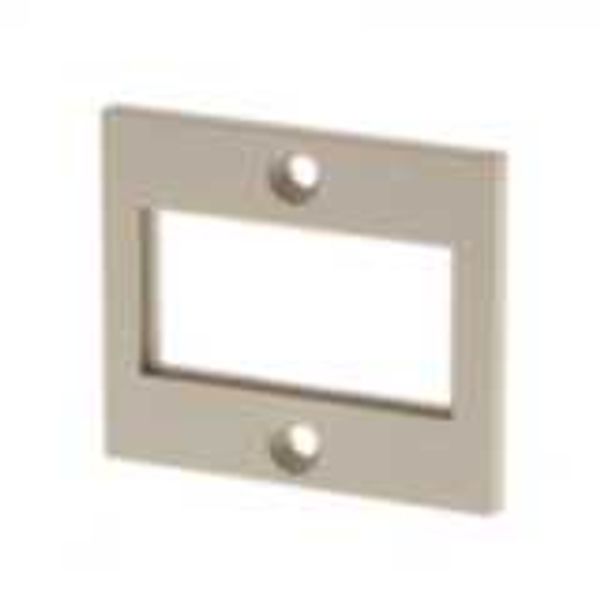 Flush mounting adapter for H7E, panel cut-out 52.5x27.5mm image 1