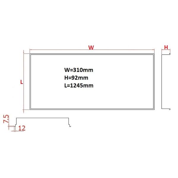 SERW LED Sport 47W,840,5680lm,IP20,230V,DALI,white image 2