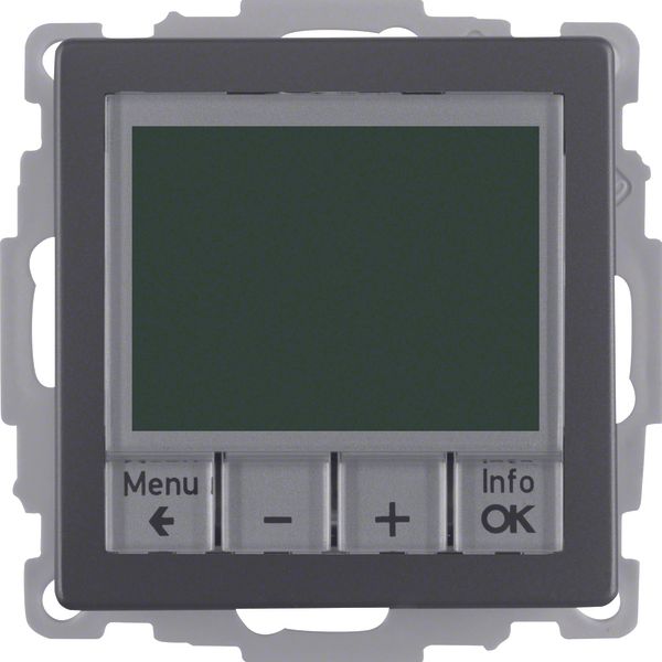 Thermostat, NO contact, centre plate, time-control, Q.1/Q.3, ant. velv image 1
