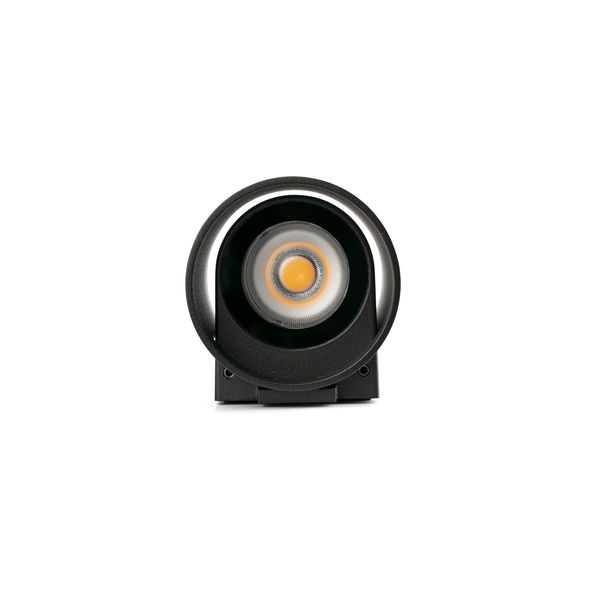 KOV BLACK ROUND WALL L LED 6W 2700K 23° image 1