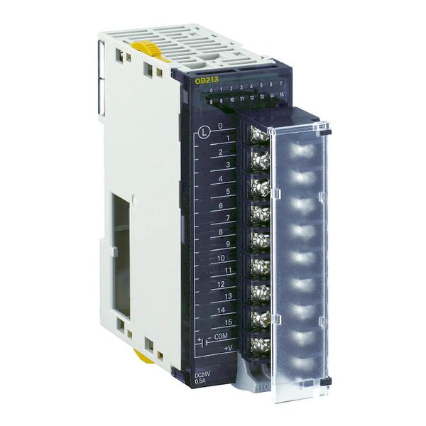 Digital high-speed output unit, 16 x transistor outputs, NPN, 0.5 A, 2 image 1