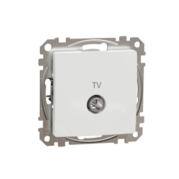 TV connector intermediate 10dB, Sedna, white image 2