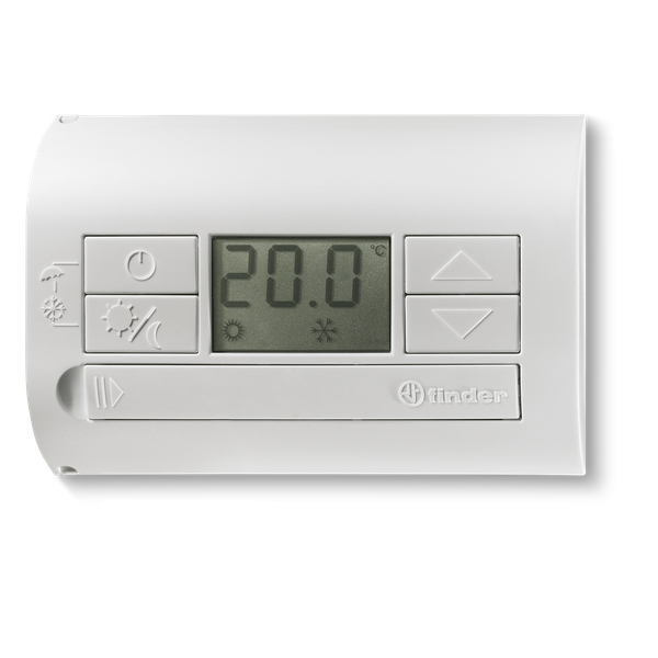 Room thermostat+5.37°C, 1inv. 5A/230V, summ.er/winter, day+night (1T.31.9.003.2000) image 1