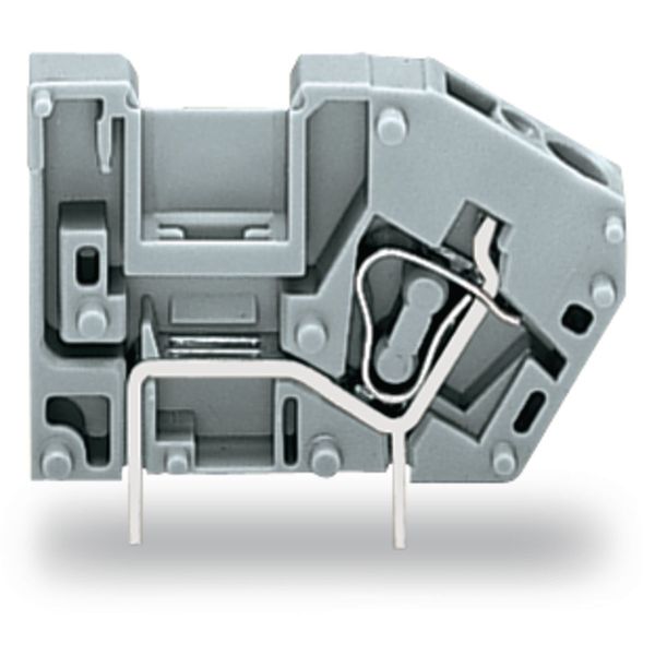 Stackable PCB terminal block with commoning option 2.5 mm² gray image 2