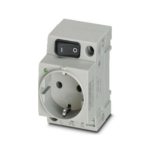 Socket outlet for distribution board Phoenix Contact EO-CF/UT/S 250V 16A AC image 2