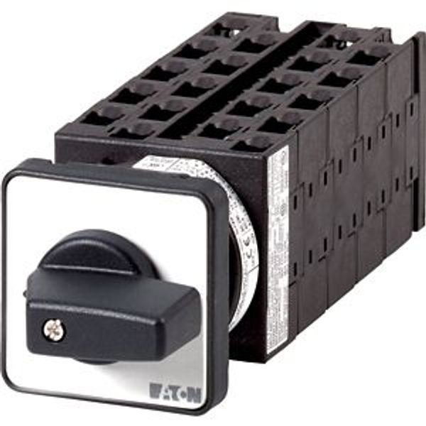 Step switches, T0, 20 A, flush mounting, 10 contact unit(s), Contacts: 20, 45 °, maintained, Without 0 (Off) position, 1-4, Design number 8485 image 4