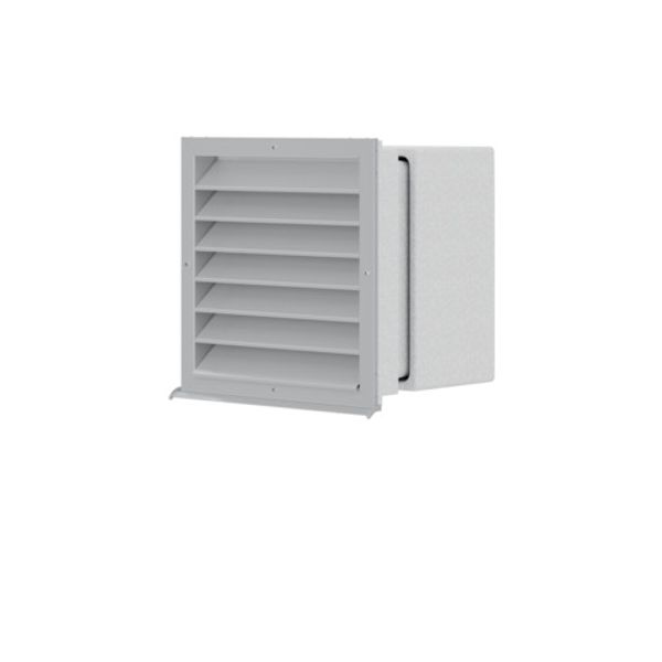 External wall duct, AWG 315 SR.2, EPS, silver-coloured grille image 1