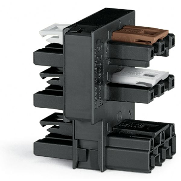 Distribution connector for switches Single-pole switch and series circ image 2