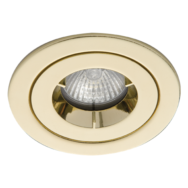 iCage Mini IP65 GU10 Die-Cast Fire Rated Downlight Brass image 3