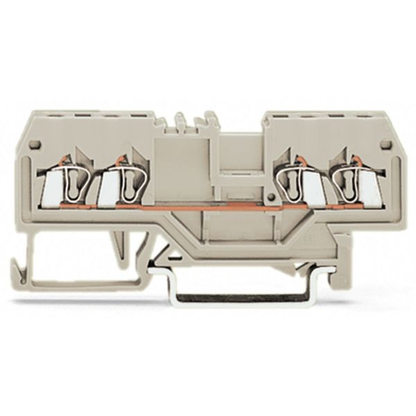 4-conductor through terminal block 1.5 mm² suitable for Ex e II applic image 1