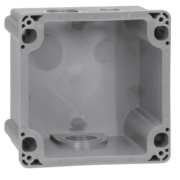 Box Hypra - IP44 - for Prisinter surface sockets 3P+E/3P+N+E - 63 A - plastic image 1
