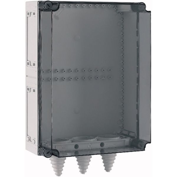 Panel enclosure, with gland plate and cable glands, HxWxD=500x375x225mm image 7