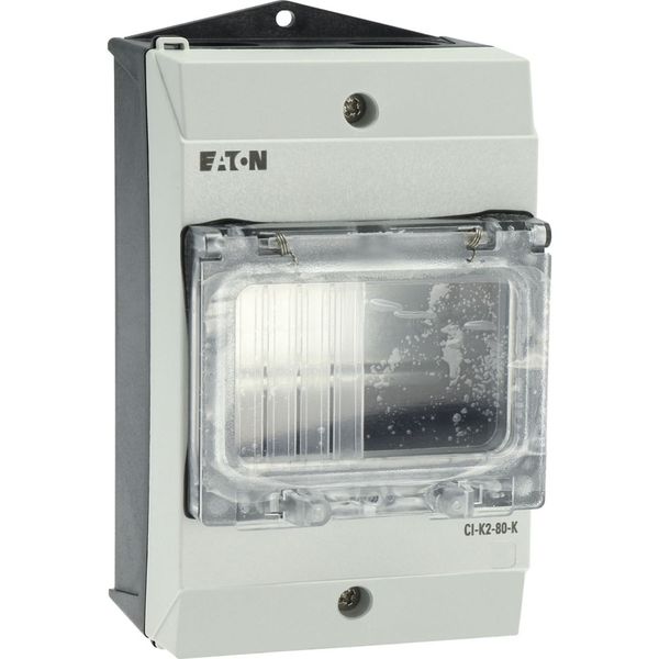 Insulated enclosure, HxWxD=160x100x80mm, +hinged cover image 35