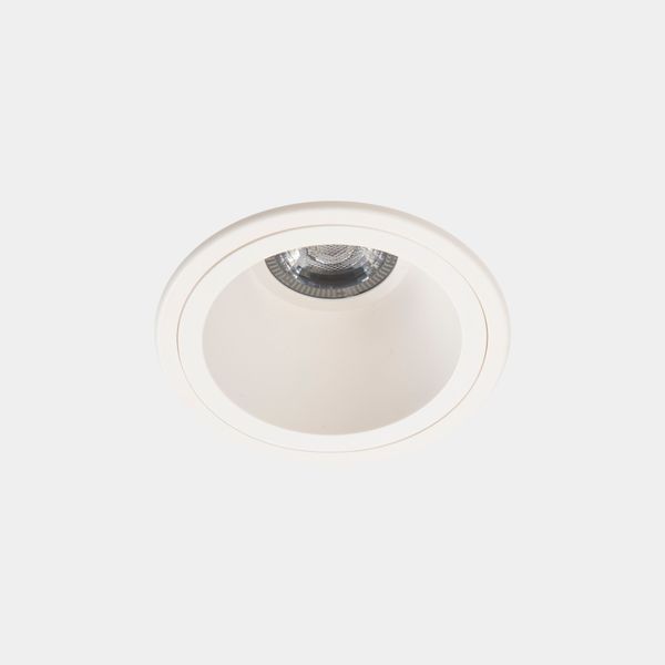 Downlight Lite ø88mm 6.7W LED warm-white 2700K CRI 80 46.6º ON-OFF White IP54 529lm image 1