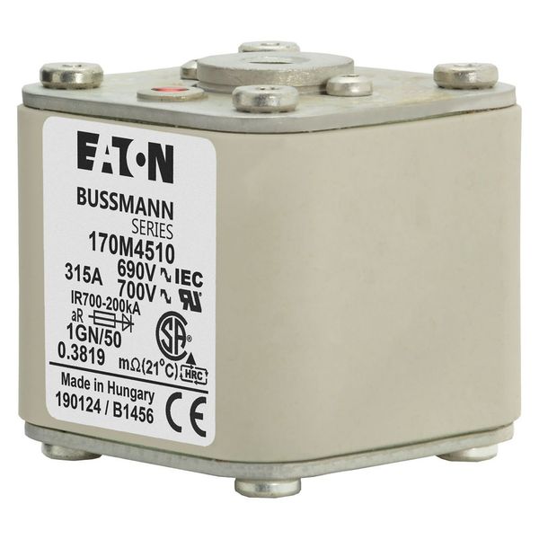 FUSE 315A 690V 1GN/50 AR UC image 3