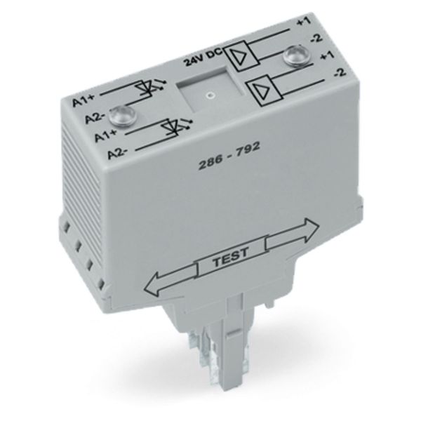 Optocoupler module Red status indicator gray image 1