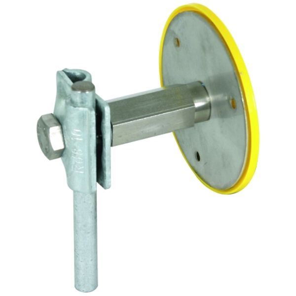 Fixed earthing terminal type M M10/M12 StSt(V4A) w. MV clamp f. Rd 8-1 image 1