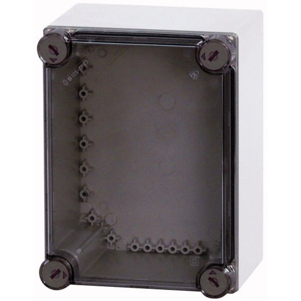 Insulated enclosure, smooth sides, HxWxD=250x187.5x150mm image 1