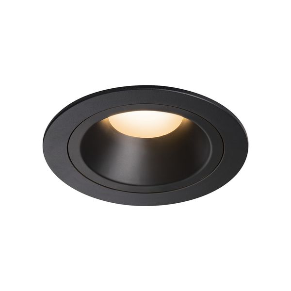 NUMINOS® DL M, Indoor LED recessed ceiling light black/black 2700K 20°, including leaf springs image 1