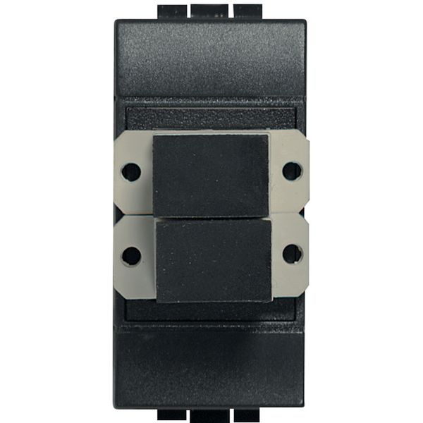 SC connector for fiber optic cable Living Light 1 module anthracite image 1
