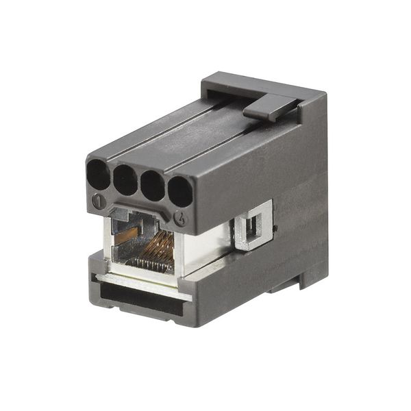 RJ45 insert for industrial connector, ConCept module, Type: Female, Co image 1