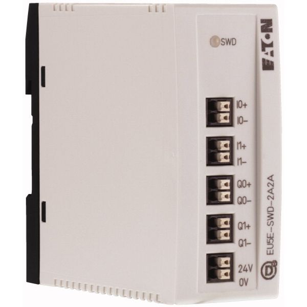 SWD I/O module, 2 analog inputs, 2 analog outputs, parameterizable 0-10V/0-20mA image 4
