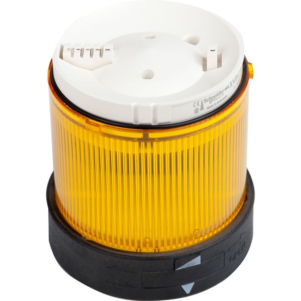 Harmony XVB, Illuminated unit for modular tower lights, plastic, yellow, Ø70, steady, bulb or LED not included, 250 V image 1