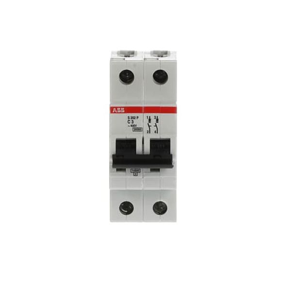 S202P-C3 Miniature Circuit Breaker - 2P - C - 3 A image 4