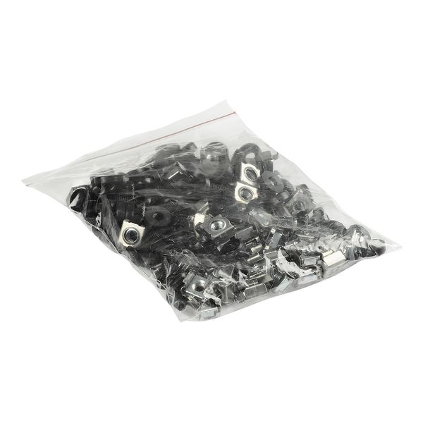 Set of 50 screws and cage nuts 9.5 inches image 1