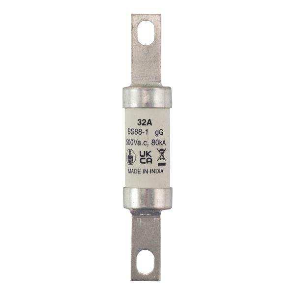 Fuse-link, low voltage, 32 A, AC 500 V, BS88, 21 x 114  mm, gL/gG, BS image 13