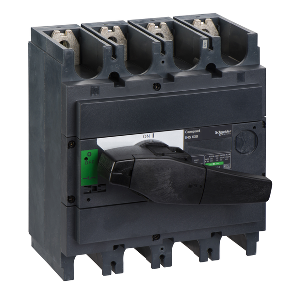switch disconnector, Compact INS630 , 630 A, standard version with black rotary handle, 4 poles image 4