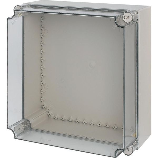 Insulated enclosure, smooth sides, HxWxD=375x375x225mm, NA type image 2