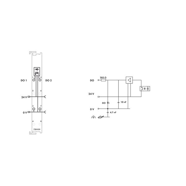 2-channel digital output 24 VDC Intrinsically safe blue image 4