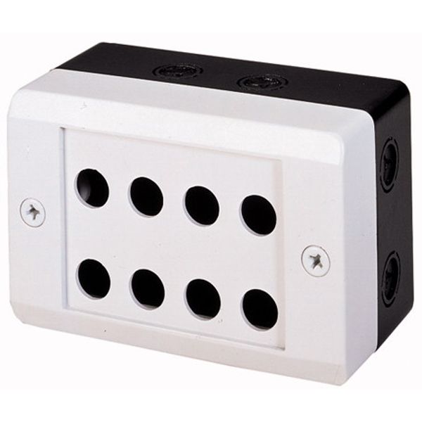 Surface mounting enclosure, 8 mounting locations image 1