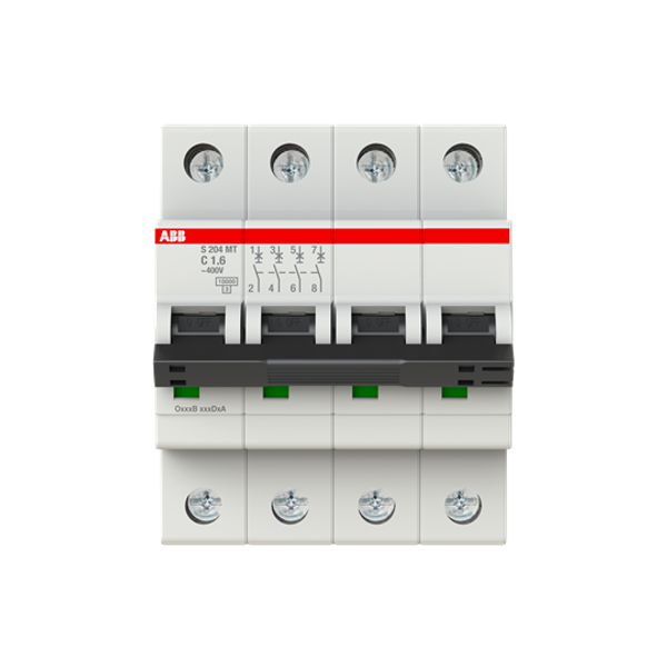 S204MT-C1,6 Miniature Circuit Breakers MCBs - 4P - C - 1.6 A image 6