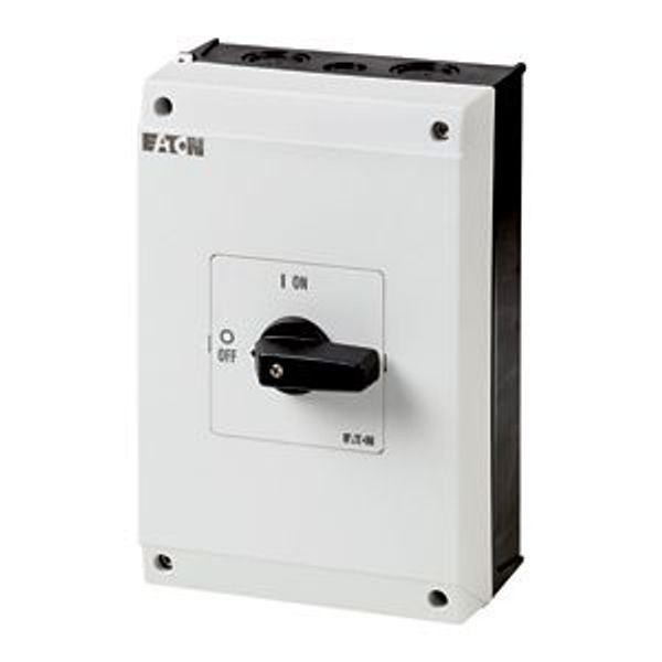 On-Off switch, 3 pole + N, 63 A, surface mounting image 2